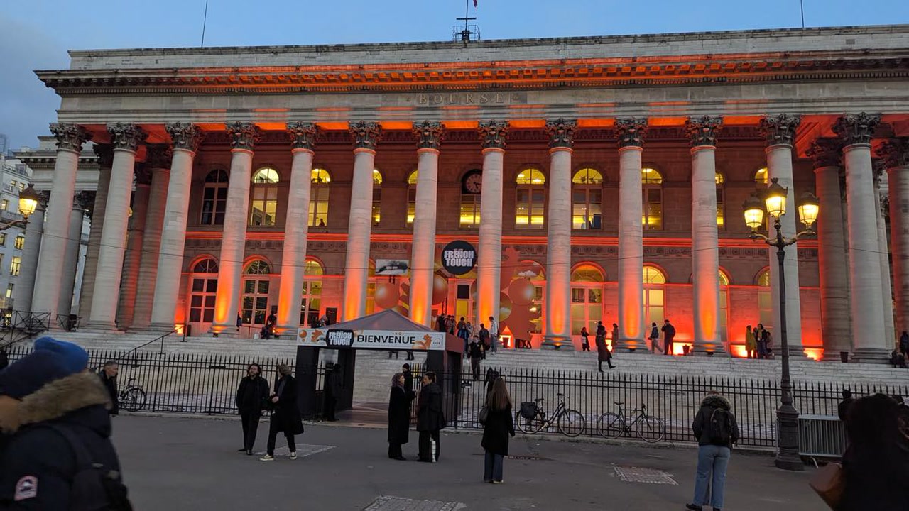 L'équipe Inevitable au Palais Brongniart pour la finale Creative Business Cup